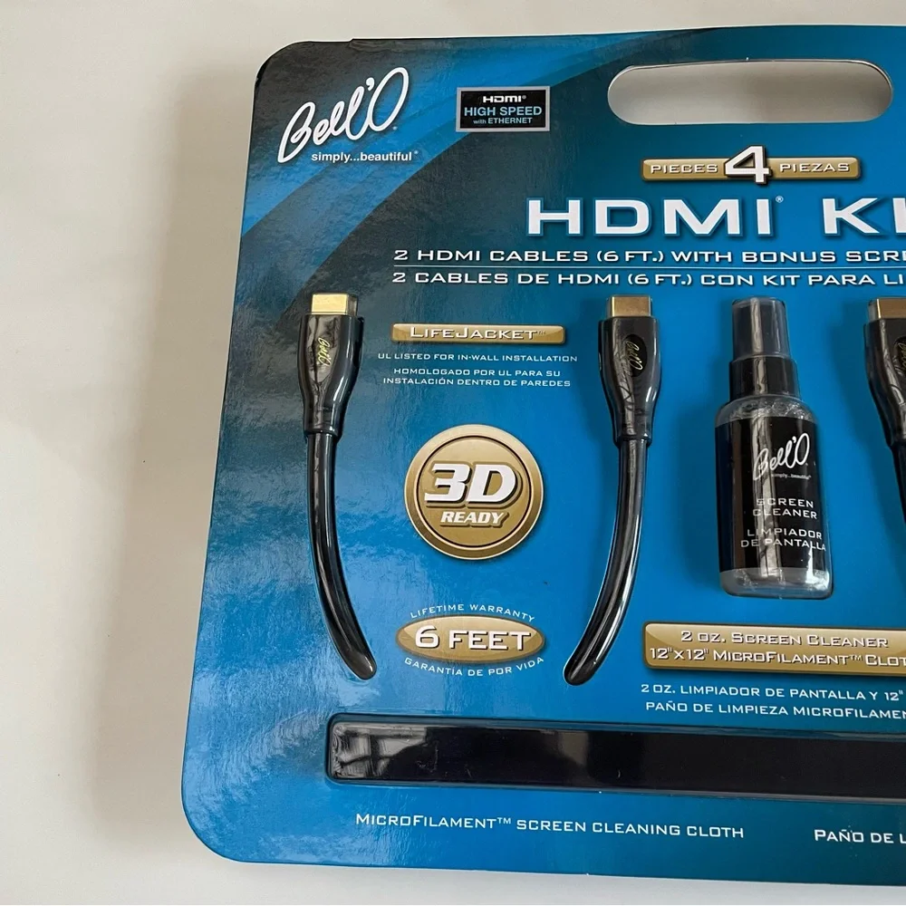 NIP 4-piece HDMI kit